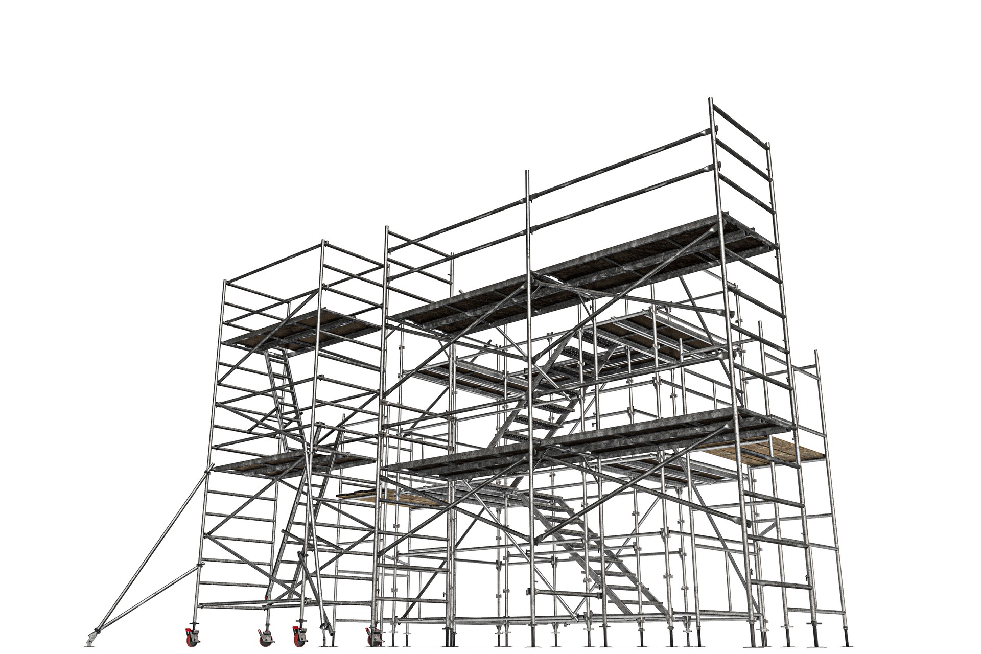 scaffolding isolated on white background